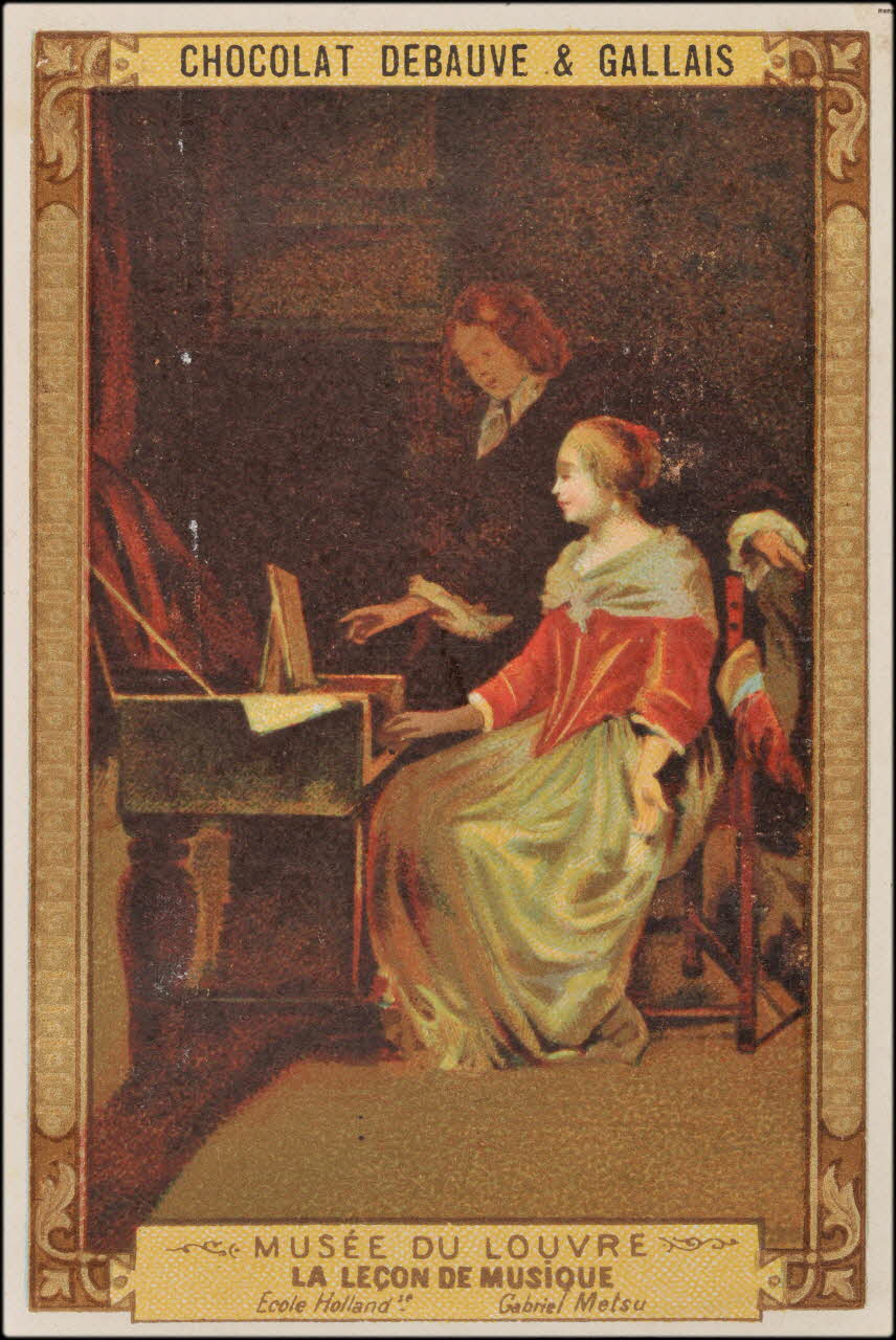 Metsu Gabriel ; Romanet carte réclame chromo Paris 1877-1907 1995.1.413.43 Photo