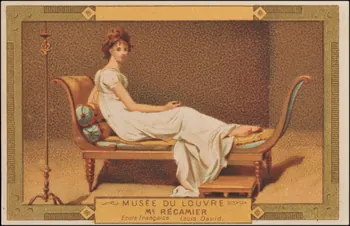 David Louis ; Romanet carte réclame chromo Paris 1877-1907 1995.1.413.44  Photo
