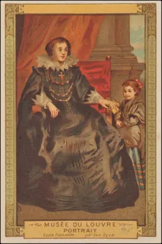 Anton Van Dyck ; Romanet carte réclame chromo Paris 1877-1907 1995.1.413.53 Photo