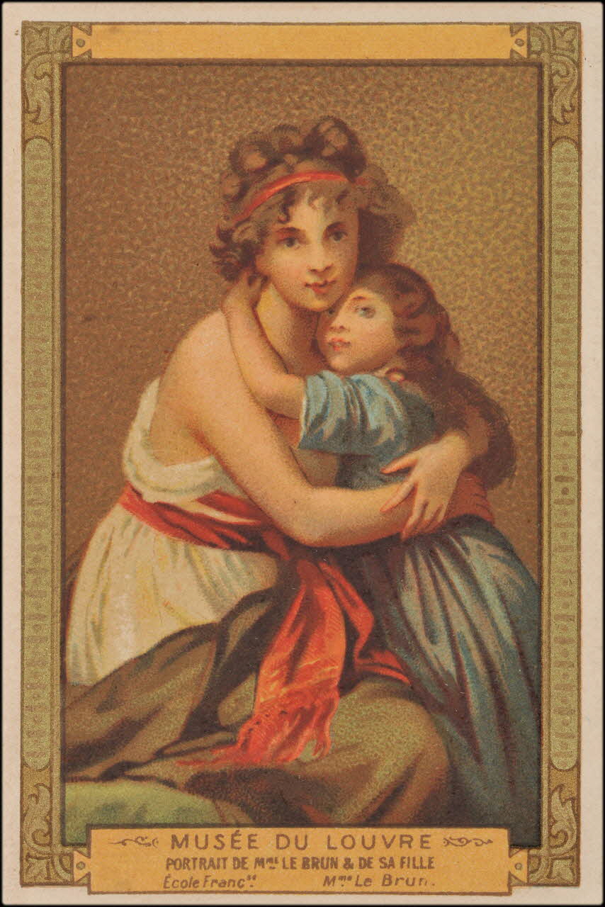 Elisabeth Vigée Le Brun ; Romanet carte réclame chromo Paris 1877-1907 1995.1.413.58 Photo