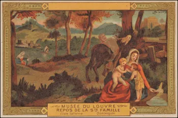 Le Dominiquin ; Romanet carte réclame chromo Paris 1877-1907 1995.1.413.64  Photo
