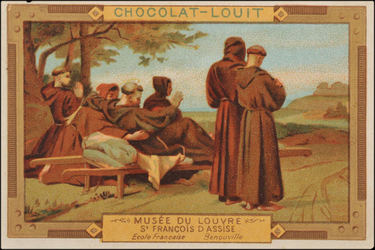 Benouville ; Romanet carte réclame chromo Paris 1877-1907 1995.1.413.65 Photo
