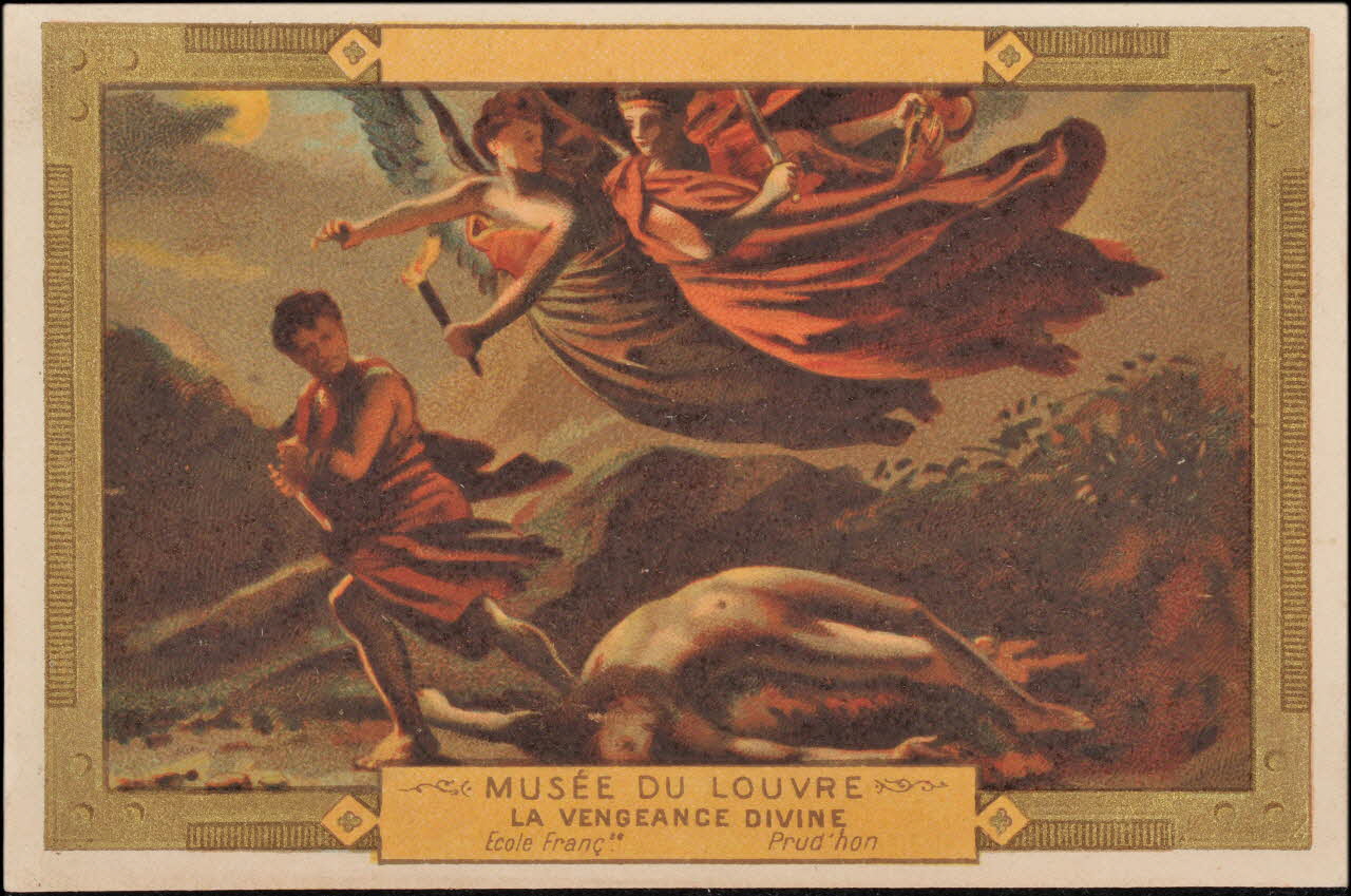 Pierre-Paul Prud'hon ; Romanet carte réclame chromo Paris 1877-1907 1995.1.413.70 Photo