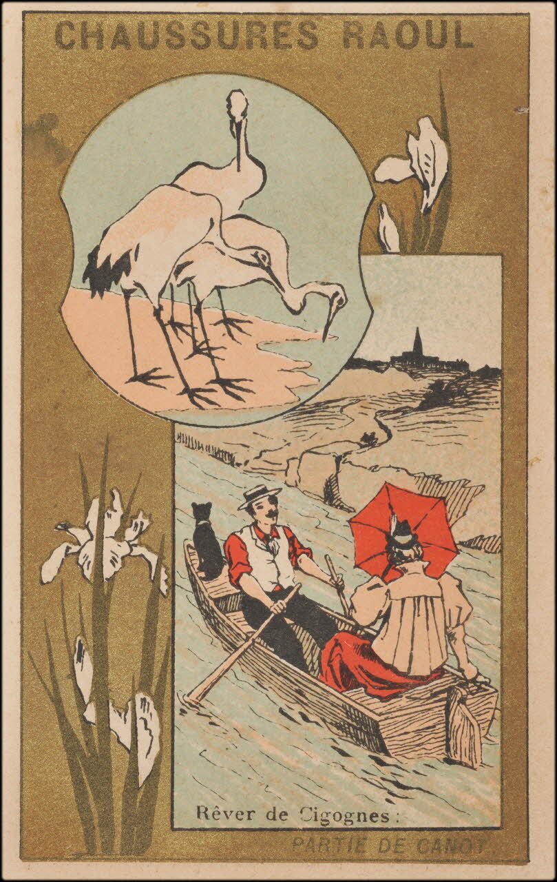 Romanet carte réclame chromo Paris 1877-1907 1995.1.414.13 Photo