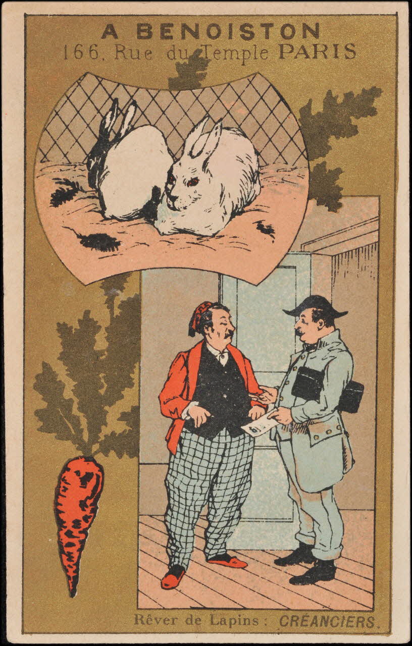 Romanet carte réclame chromo Paris 1877-1907 1995.1.414.20 Photo