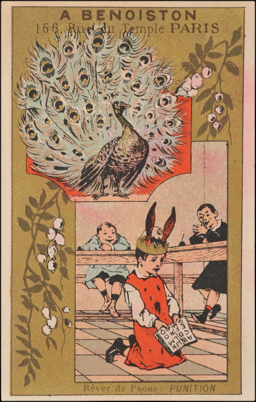 Romanet carte réclame chromo Paris 1877-1907 1995.1.414.23 Photo