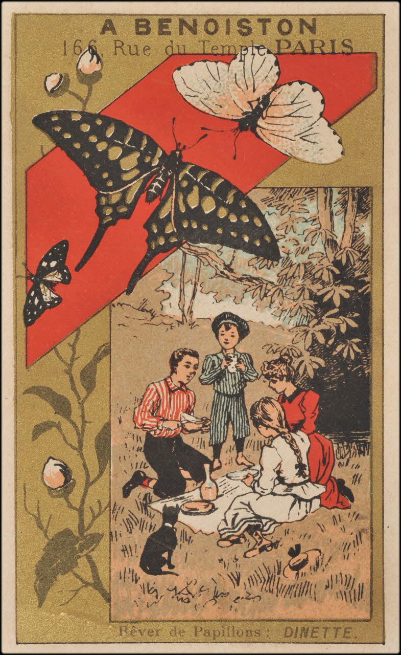 Romanet carte réclame chromo Paris 1877-1907 1995.1.414.24 Photo