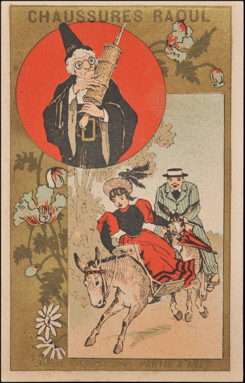 Romanet carte réclame chromo Paris 1877-1907 1995.1.414.4 Photo