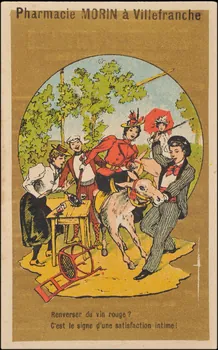 Romanet carte réclame chromo Paris 1877-1907 1995.1.415.8 Photo