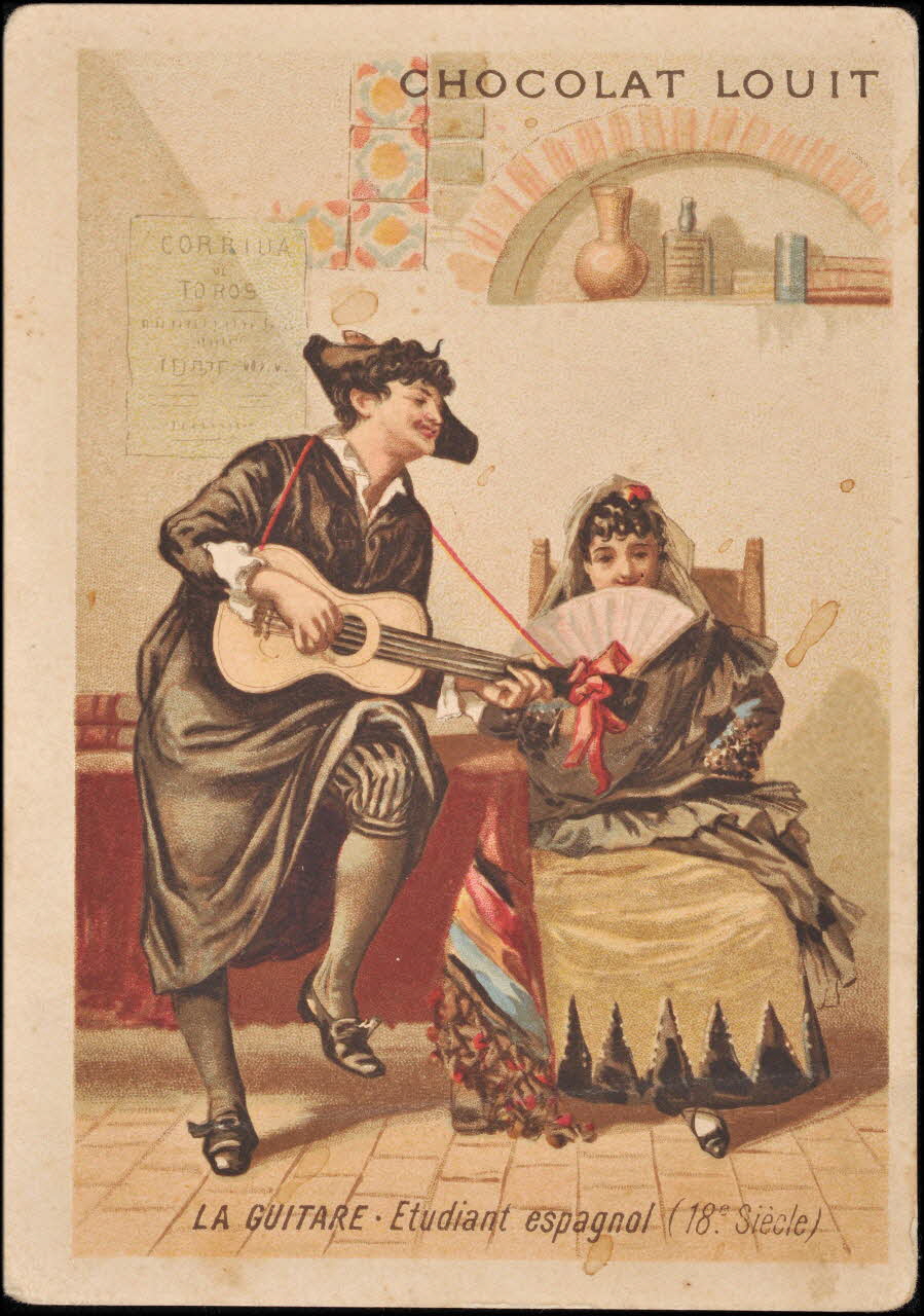 Romanet carte réclame chromo Paris 1877-1907 1995.1.417.1 Photo