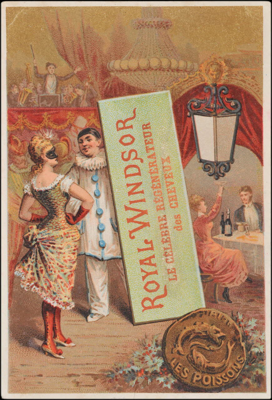 Romanet carte réclame chromo Paris 1877-1907 1995.1.419.1 Photo