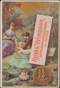 Romanet carte réclame chromo Paris 1877-1907 1995.1.419.3 Photo
