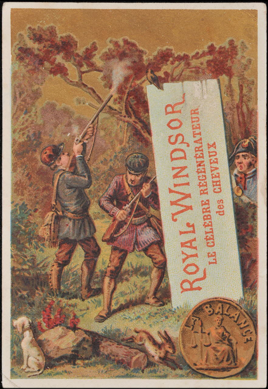Romanet carte réclame chromo Paris 1877-1907 1995.1.419.5 Photo
