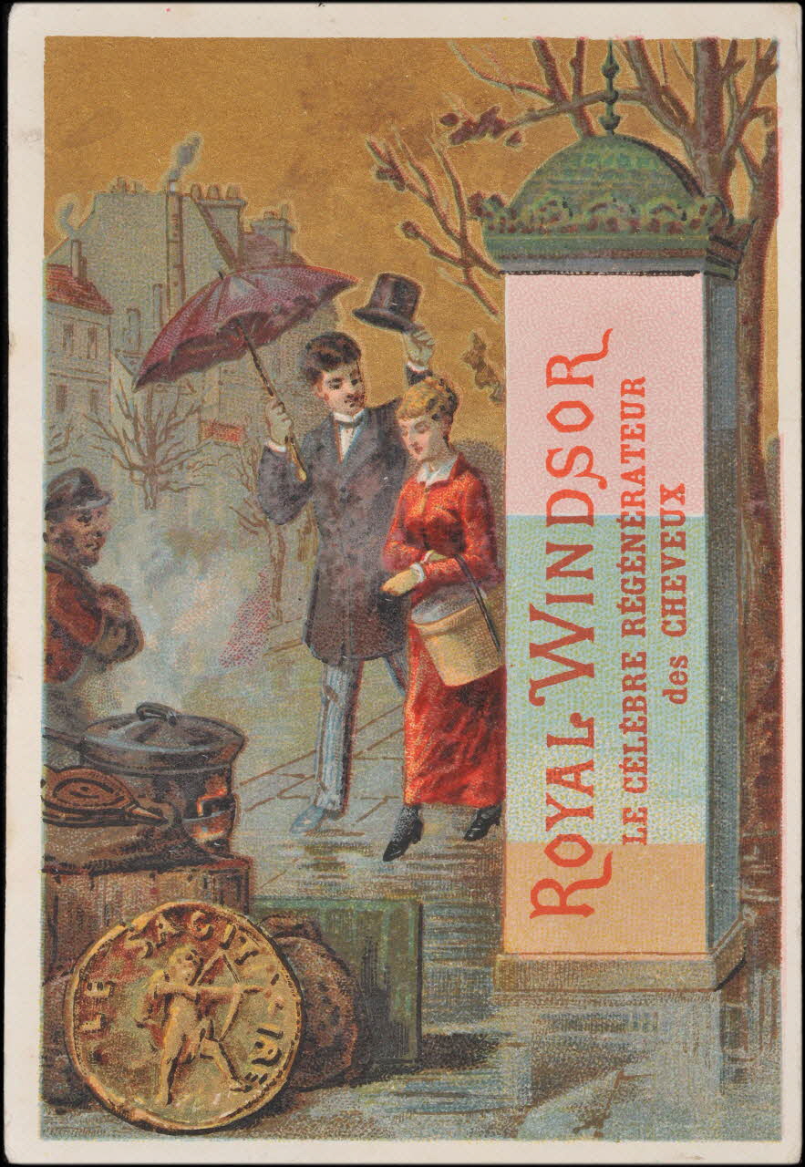 Romanet carte réclame chromo Paris 1877-1907 1995.1.419.7 Photo