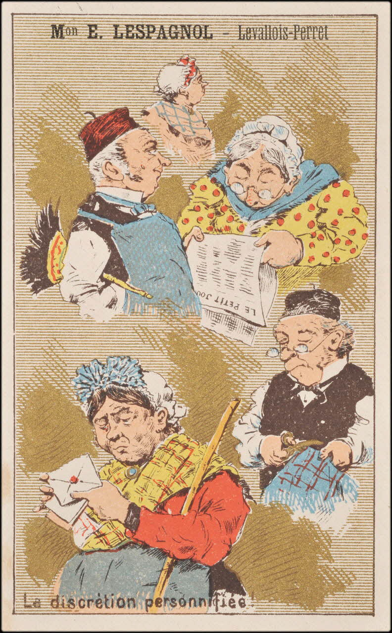 Romanet carte réclame chromo Paris 1877-1907 1995.1.420.1 Photo