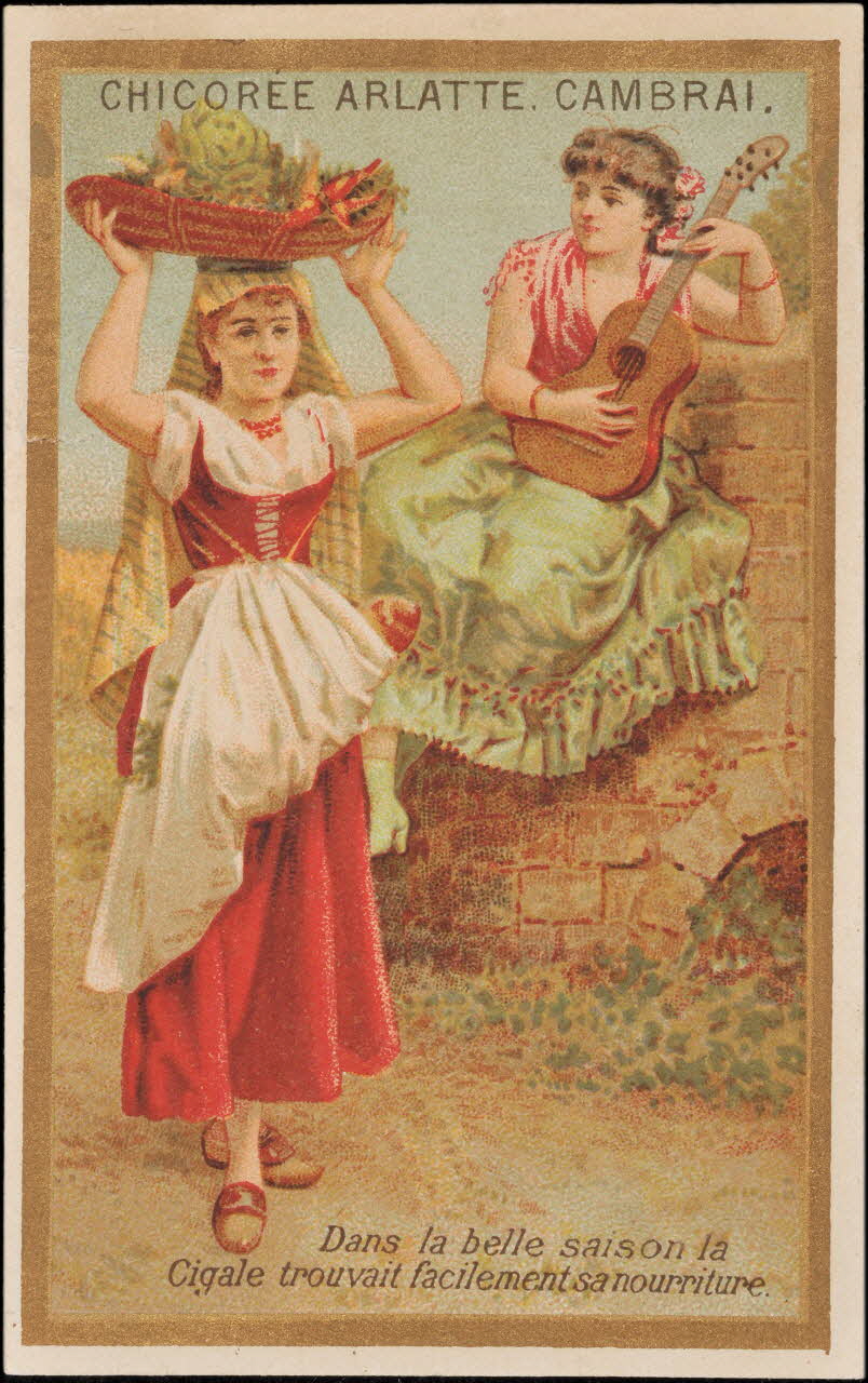 Romanet carte réclame chromo Paris 1877-1907 1995.1.423.3 Photo