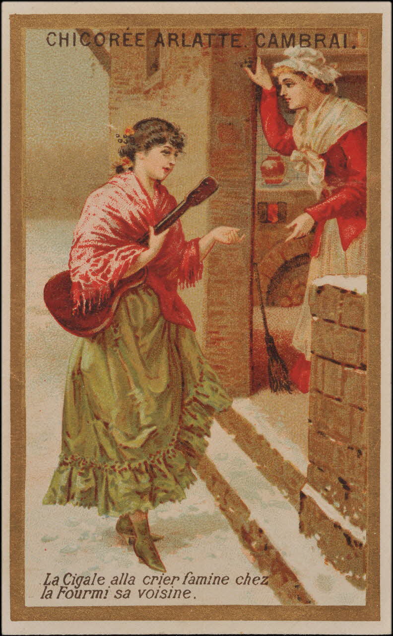 Romanet carte réclame chromo Paris 1877-1907 1995.1.423.6 Photo