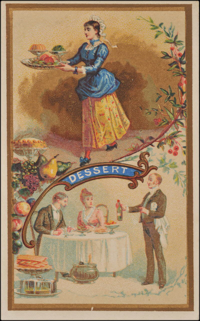 Romanet carte réclame chromo Paris 1877-1907 1995.1.426.1 Photo