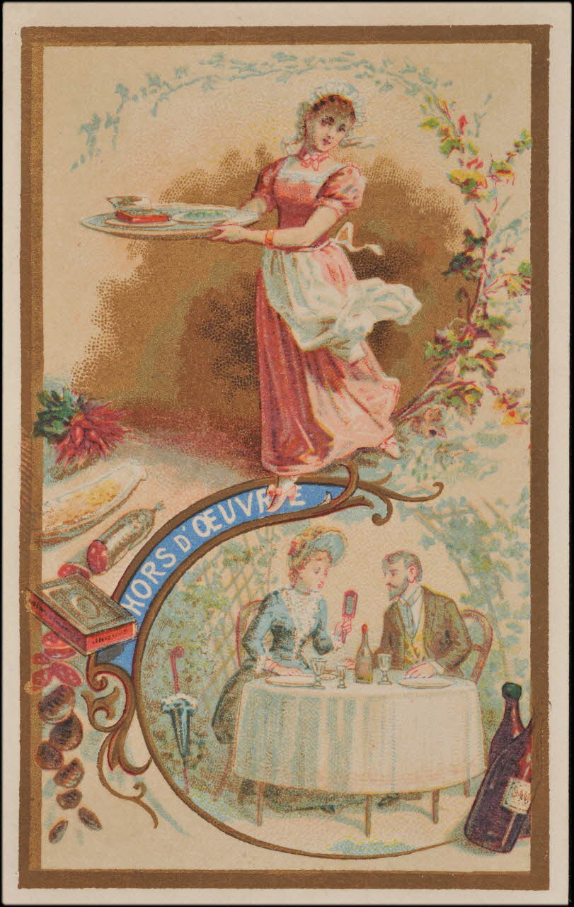 Romanet carte réclame chromo Paris 1877-1907 1995.1.426.2 Photo