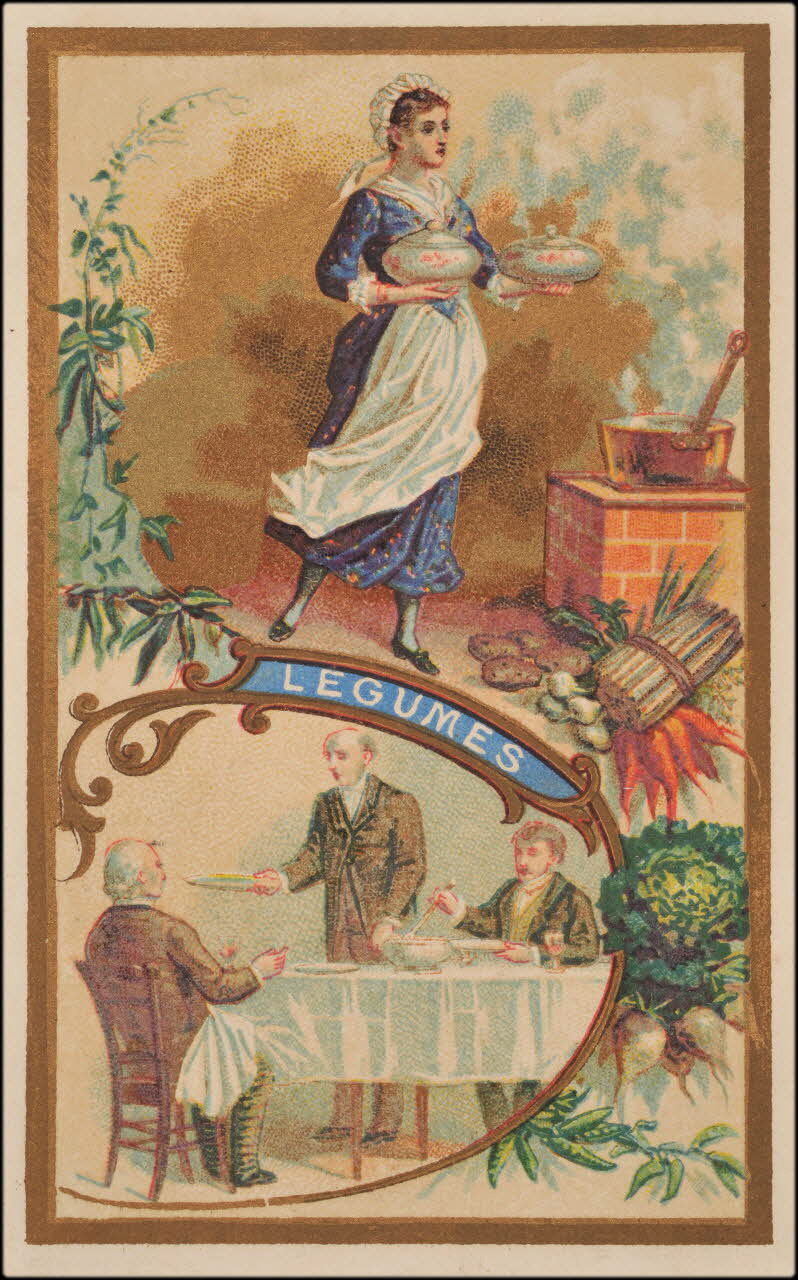 Romanet carte réclame chromo Paris 1877-1907 1995.1.426.3 Photo