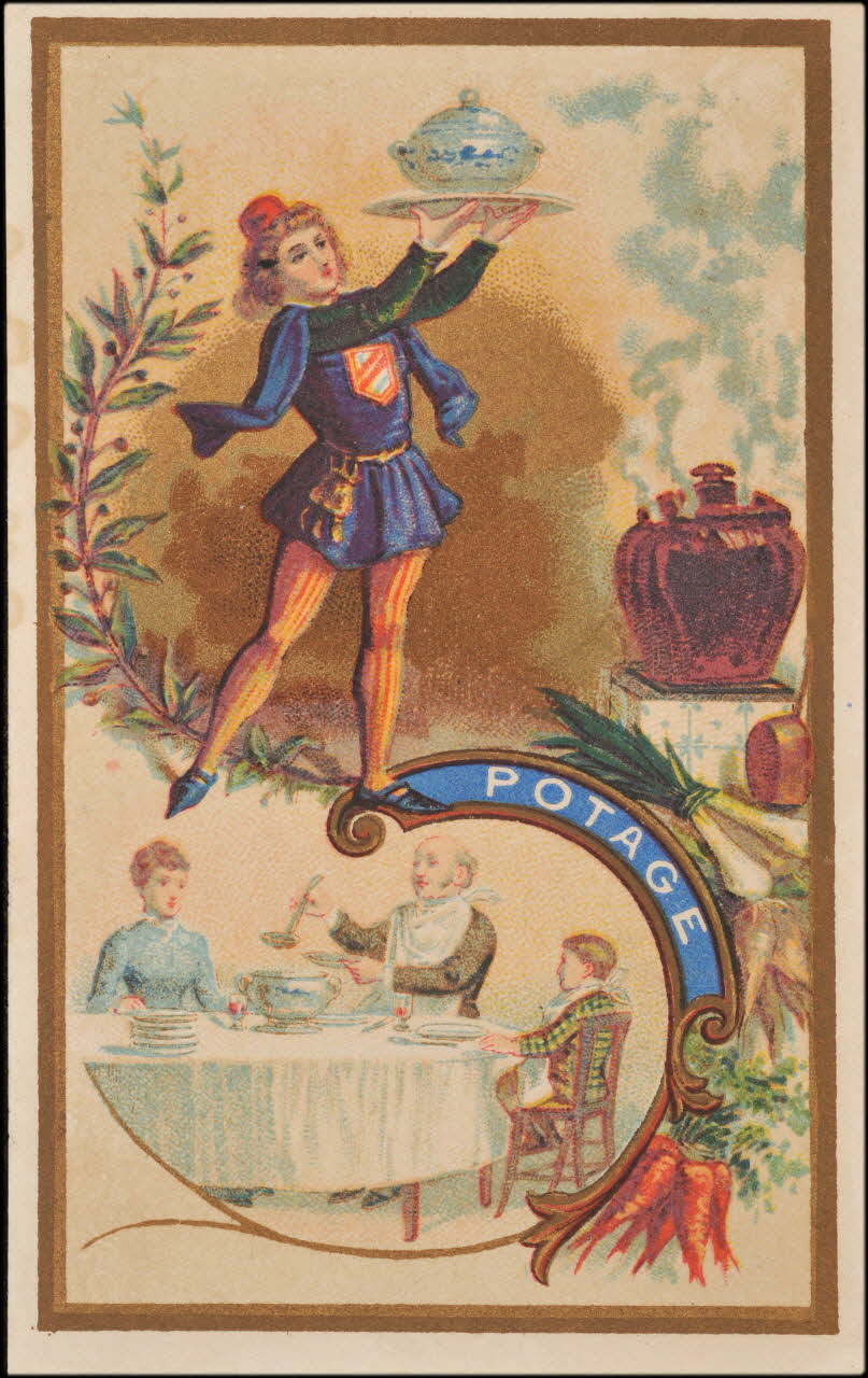 Romanet carte réclame chromo Paris 1877-1907 1995.1.426.5 Photo