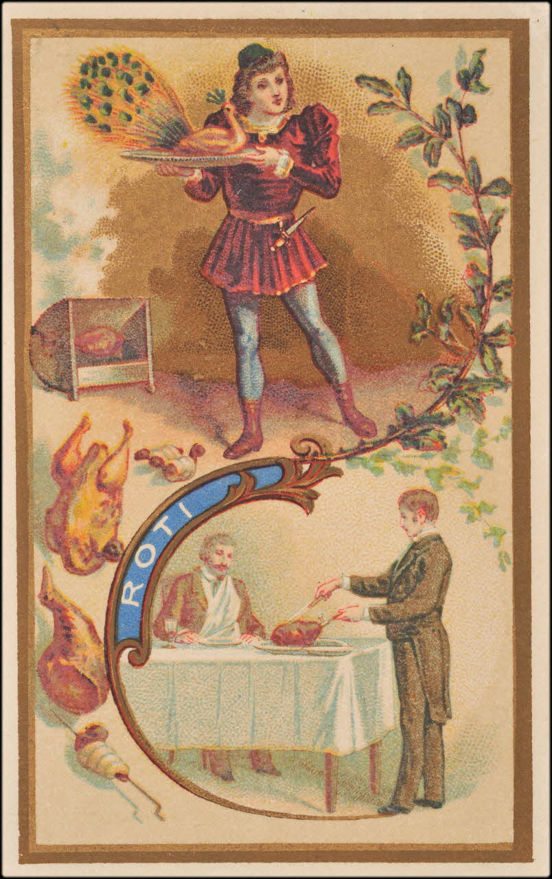 Romanet carte réclame chromo Paris 1877-1907 1995.1.426.6 Photo