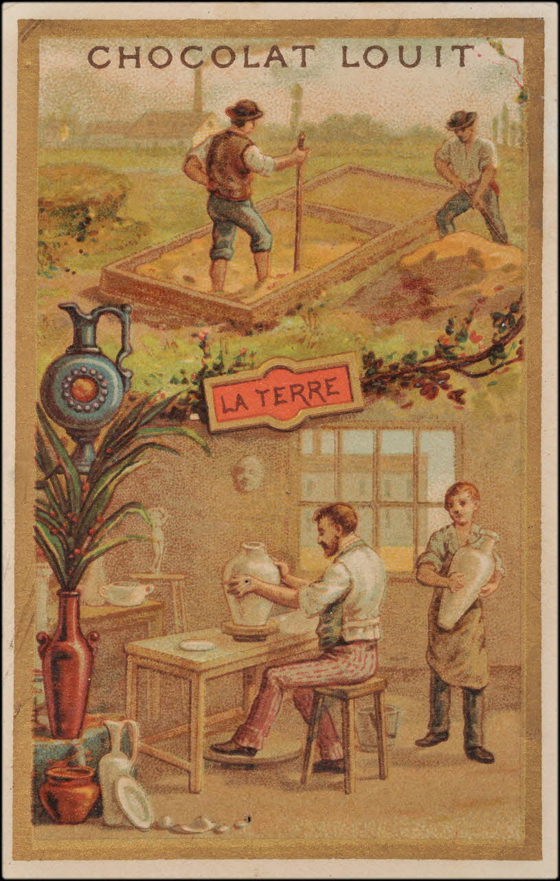 Romanet carte réclame chromo Paris 1877-1907 1995.1.427.10 Photo