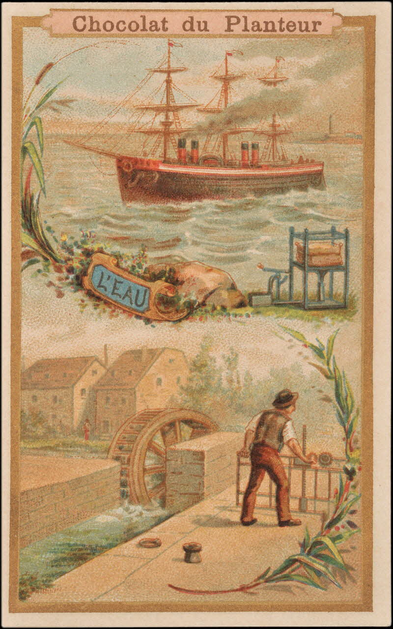 Romanet carte réclame chromo Paris 1877-1907 1995.1.427.3 Photo