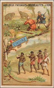 Romanet carte réclame chromo Paris 1877-1907 1995.1.427.5 Photo