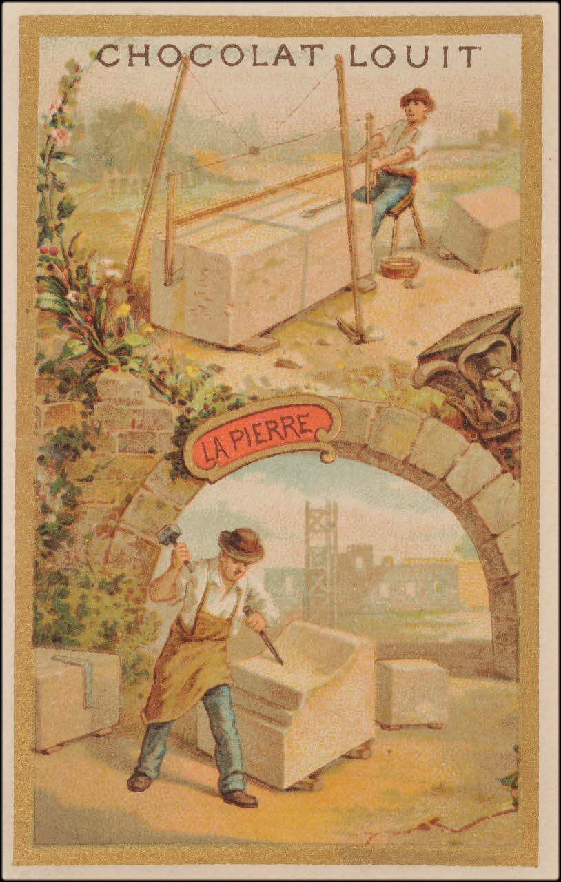 Romanet carte réclame chromo Paris 1877-1907 1995.1.427.9 Photo