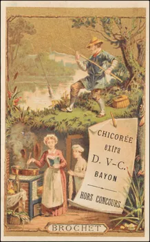 Romanet carte réclame chromo Paris 1877-1907 1995.1.430.2 Photo