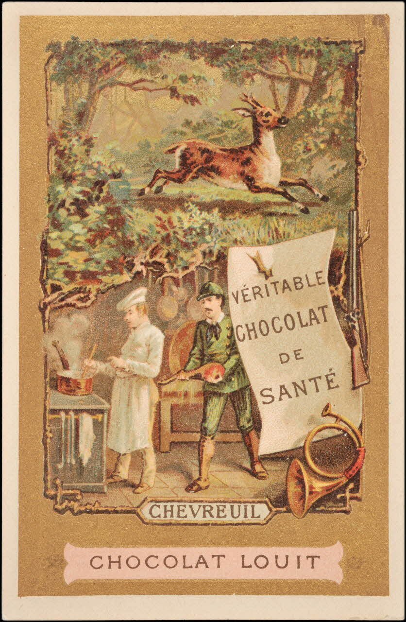 Romanet carte réclame chromo Paris 1877-1907 1995.1.430.4 Photo