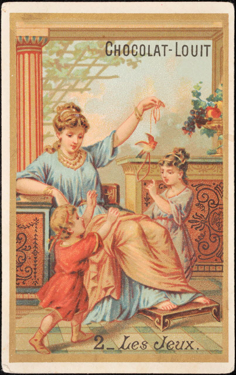 Romanet carte réclame chromo Paris 1877-1907 1995.1.432.2 Photo