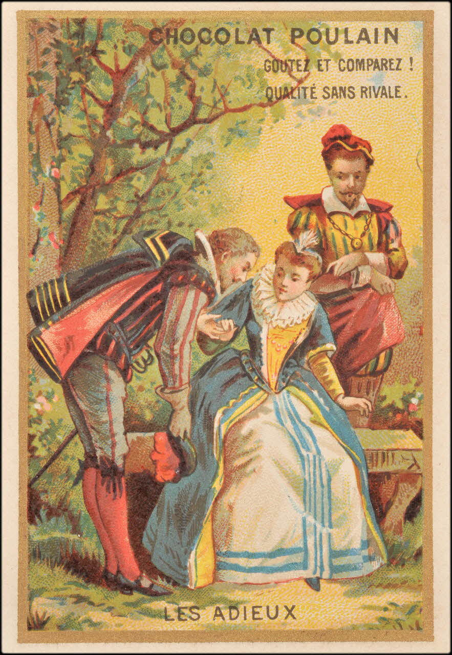 Romanet carte réclame chromo Paris 1877-1907 1995.1.433.1 Photo