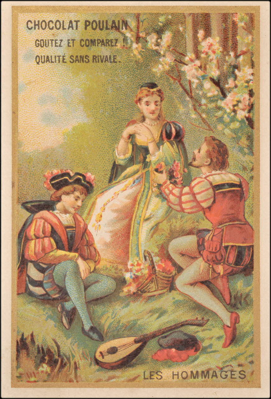 Romanet carte réclame chromo Paris 1877-1907 1995.1.433.3 Photo