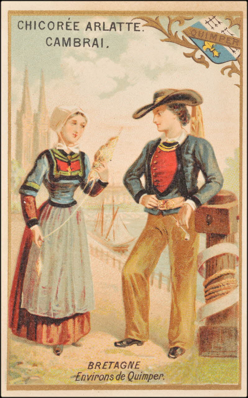 Romanet carte réclame chromo Paris 1877-1907 1995.1.435.2 Photo