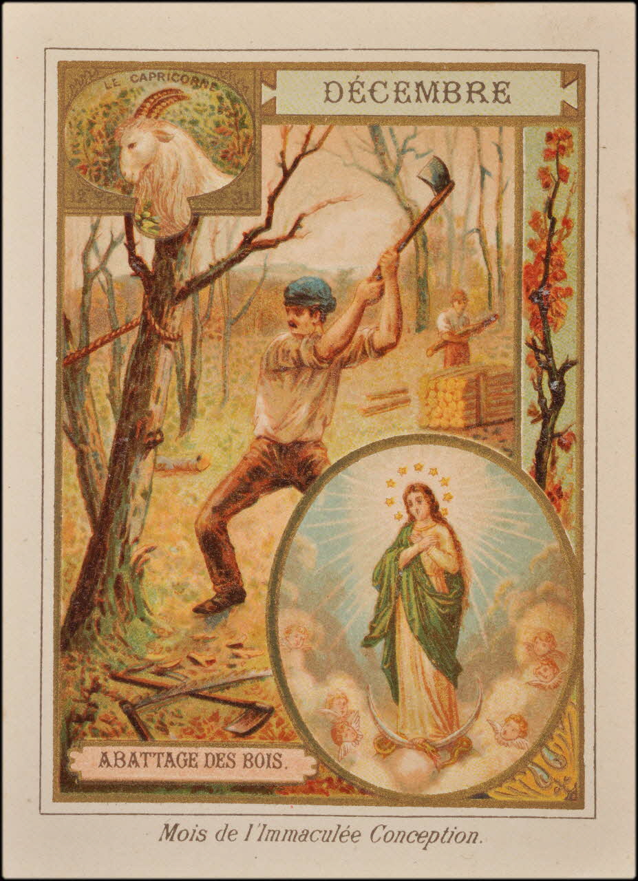 Henry Petit ; Romanet carte réclame chromo Paris 1877-1907 1995.1.436.12 Photo