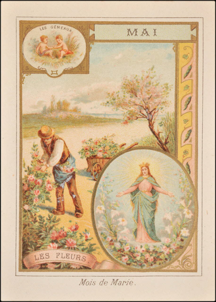 Henry Petit ; Romanet carte réclame chromo Paris 1877-1907 1995.1.436.5 Photo