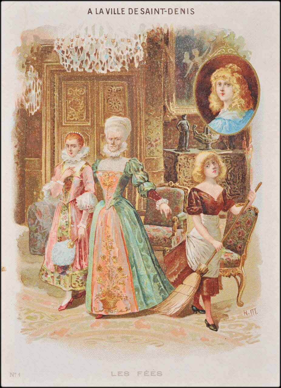 H.M. ; Romanet carte réclame chromo Paris 1877-1907 1995.1.439.1 Photo