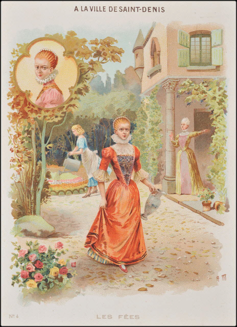 H.M. ; Romanet carte réclame chromo Paris 1877-1907 1995.1.439.3 Photo