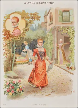 H.M. ; Romanet carte réclame chromo Paris 1877-1907 1995.1.439.3 Photo