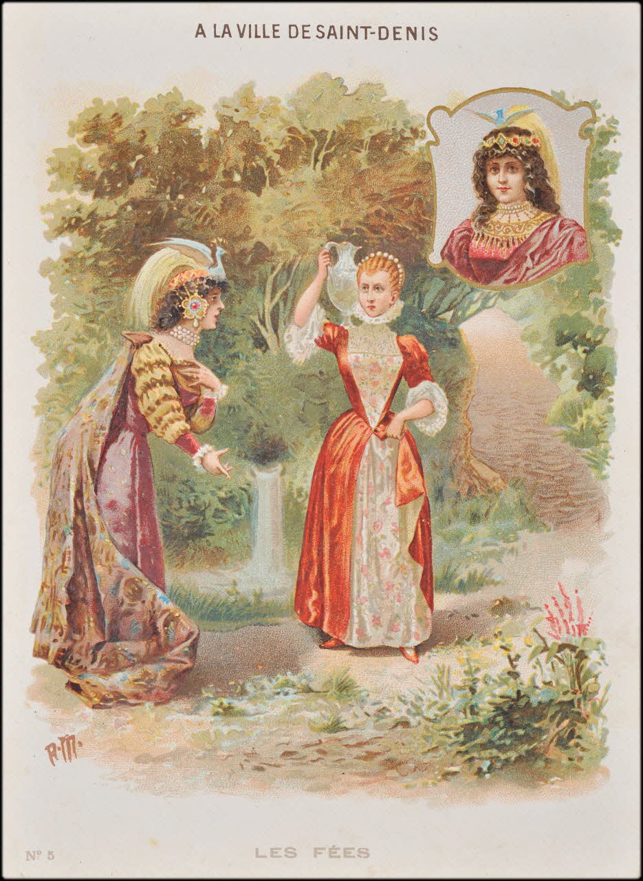 H.M. ; Romanet carte réclame chromo Paris 1877-1907 1995.1.439.4 Photo