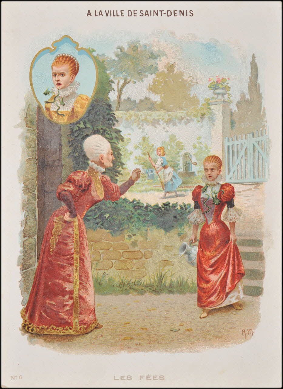 H.M. ; Romanet carte réclame chromo Paris 1877-1907 1995.1.439.5 Photo