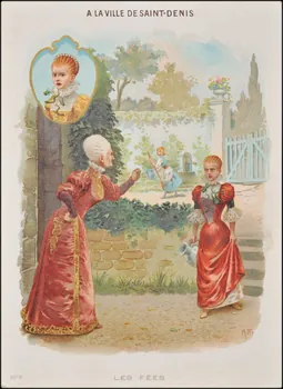 H.M. ; Romanet carte réclame chromo Paris 1877-1907 1995.1.439.5  Photo