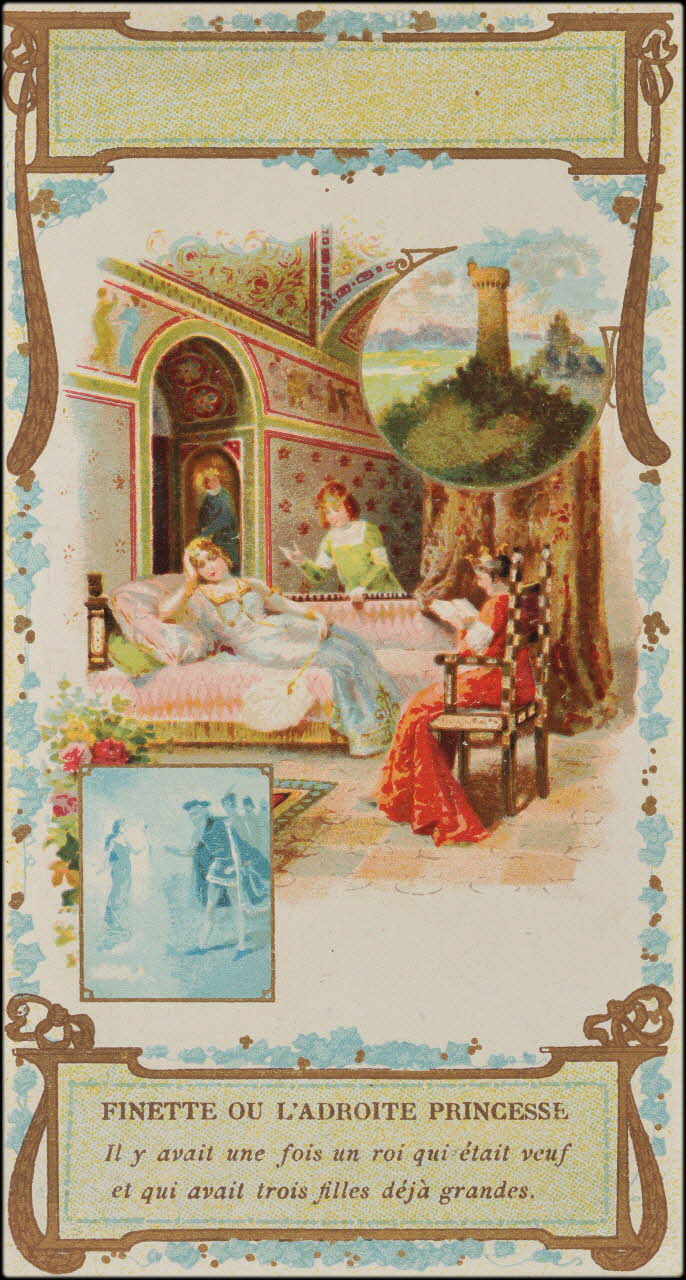 H.M. ; Romanet carte réclame chromo Paris 1877-1907 1995.1.441.1 Photo