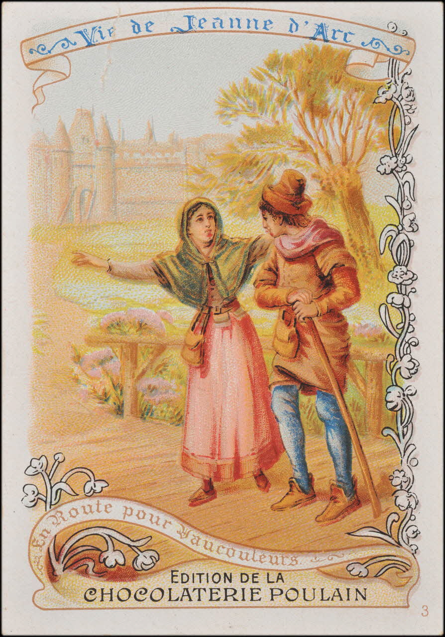 H.M. ; Romanet carte réclame chromo Paris 1877-1907 1995.1.444.1 Photo