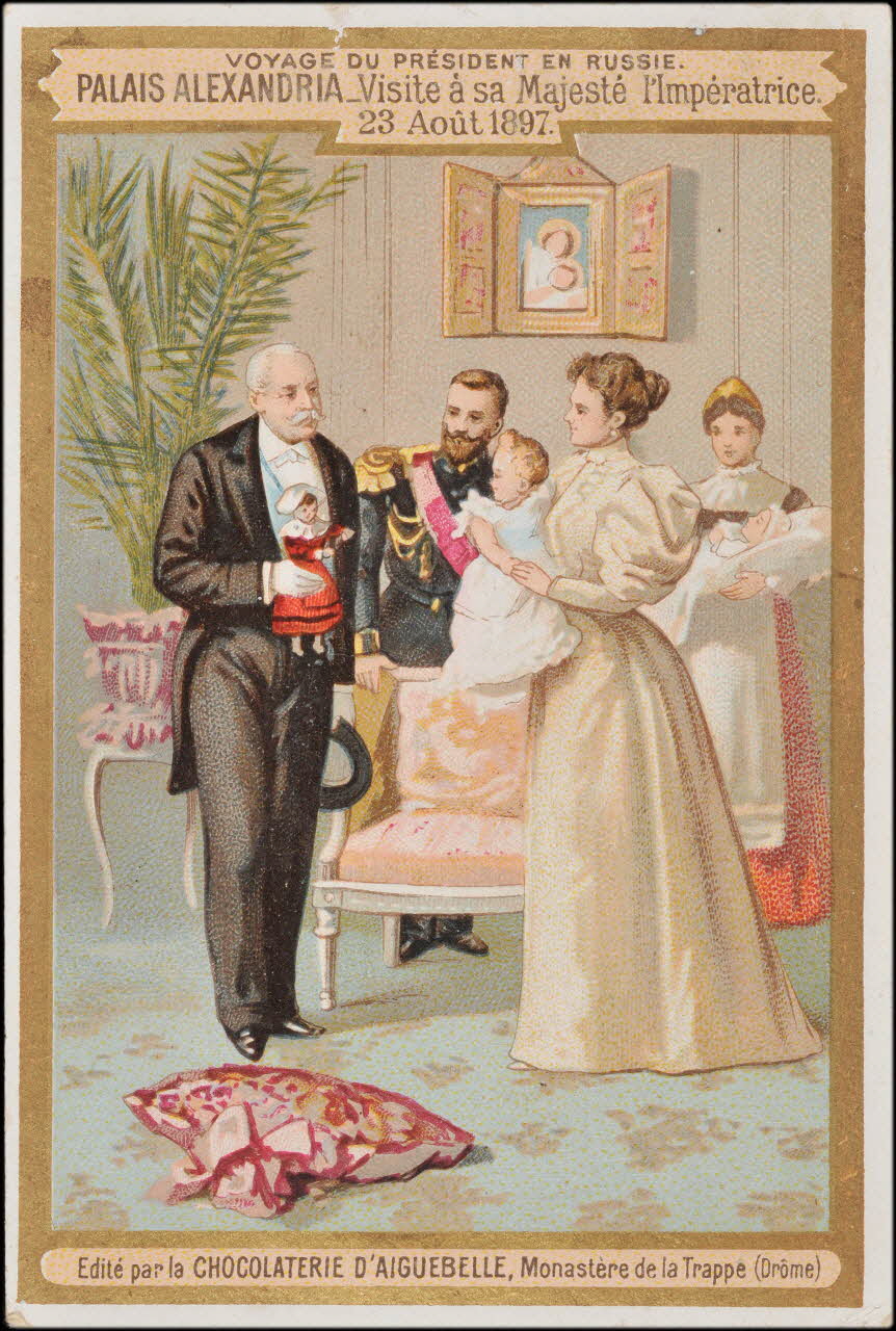 H.M. ; Romanet carte réclame chromo Paris 1877-1907 1995.1.445.2 Photo