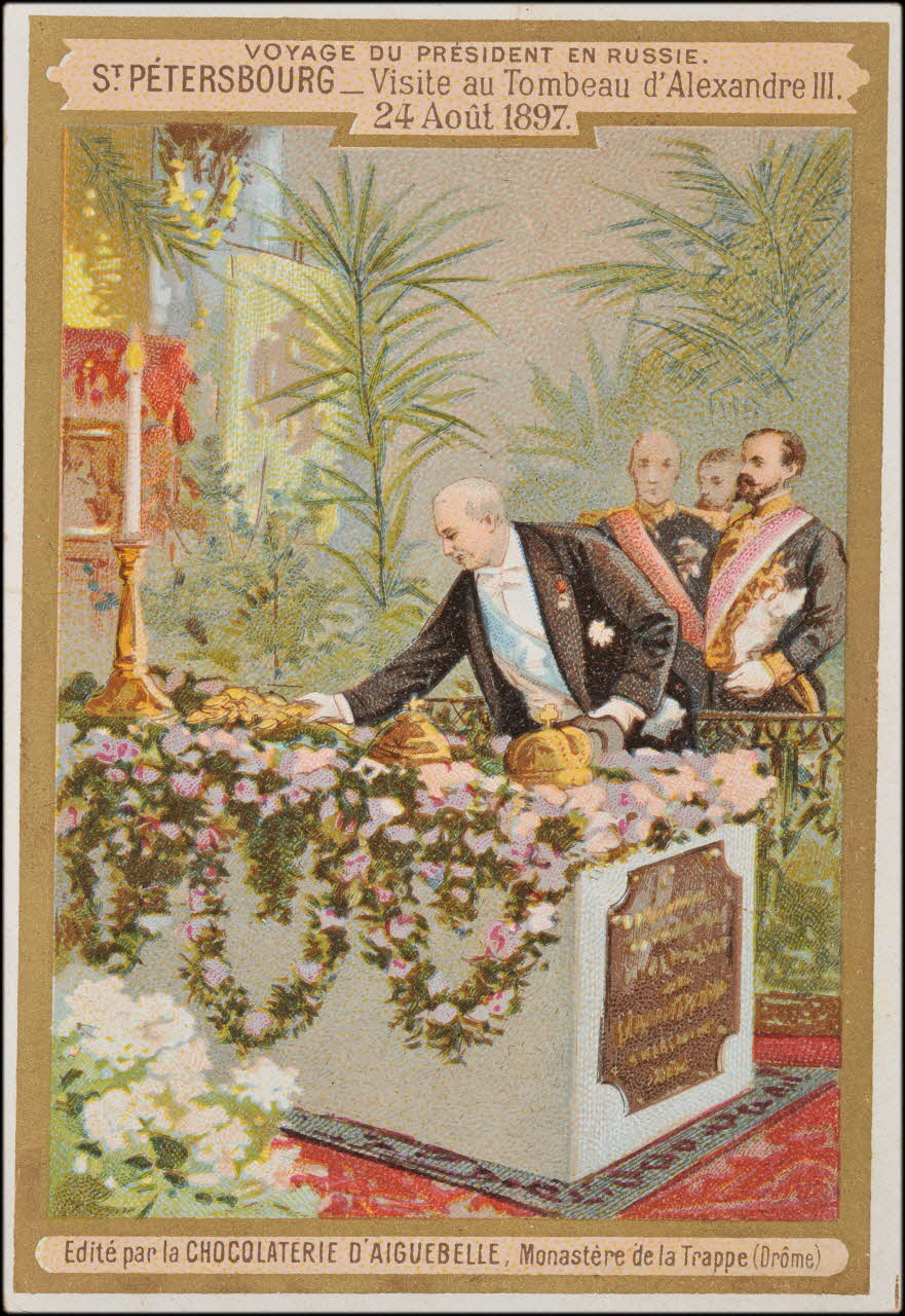 H.M. ; Romanet carte réclame chromo Paris 1877-1907 1995.1.445.4 Photo