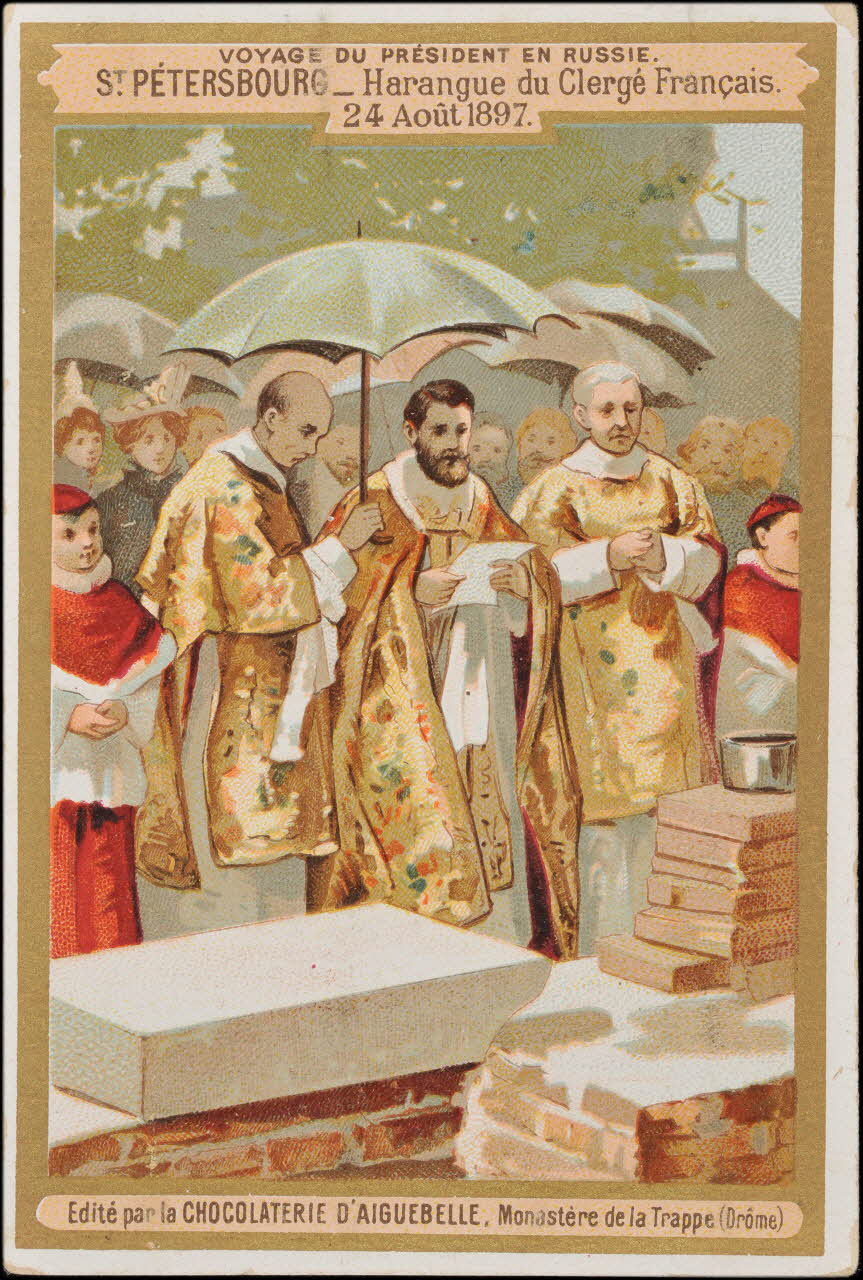 H.M. ; Romanet carte réclame chromo Paris 1877-1907 1995.1.445.5 Photo
