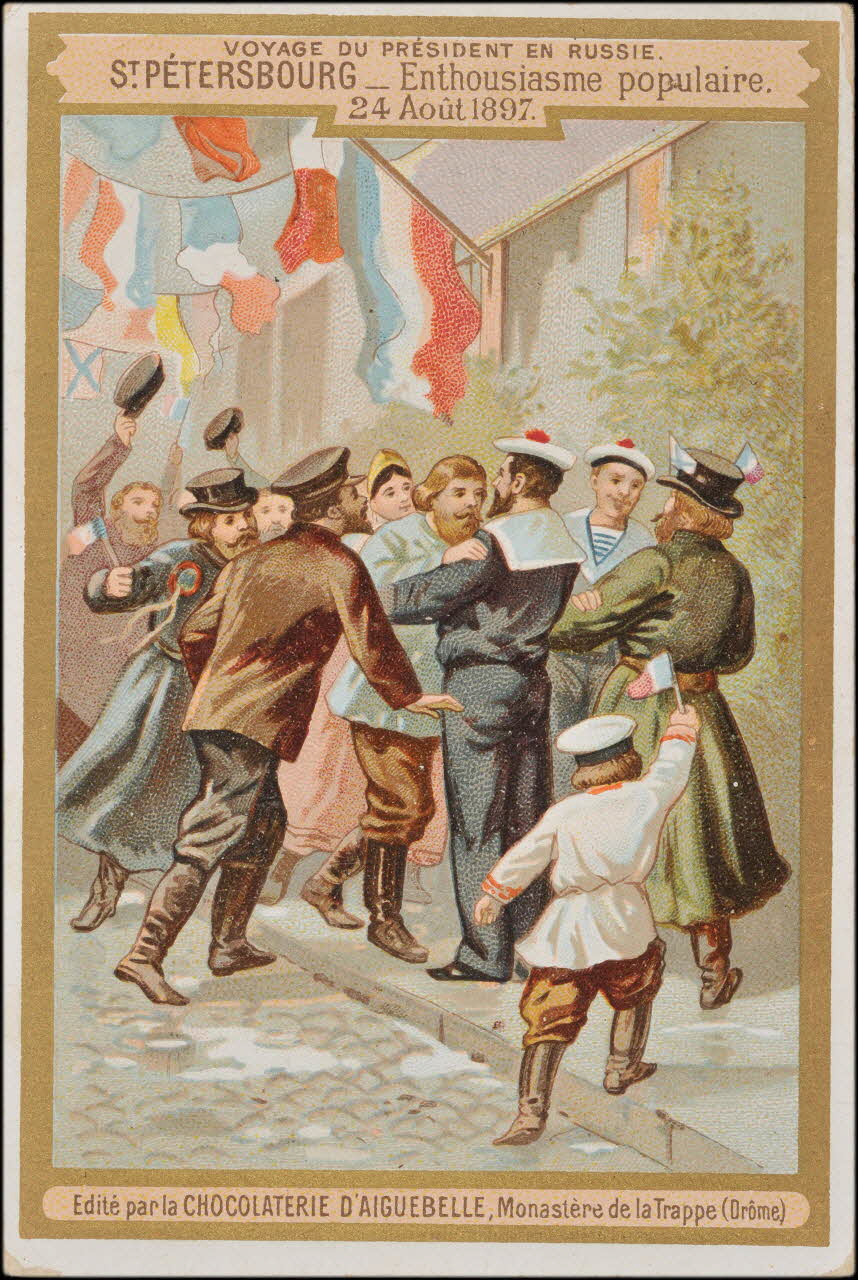 H.M. ; Romanet carte réclame chromo Paris 1877-1907 1995.1.445.6 Photo
